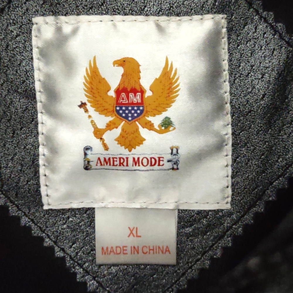 Ameri Mode Metallic Pewter Leather Blazer - image 6